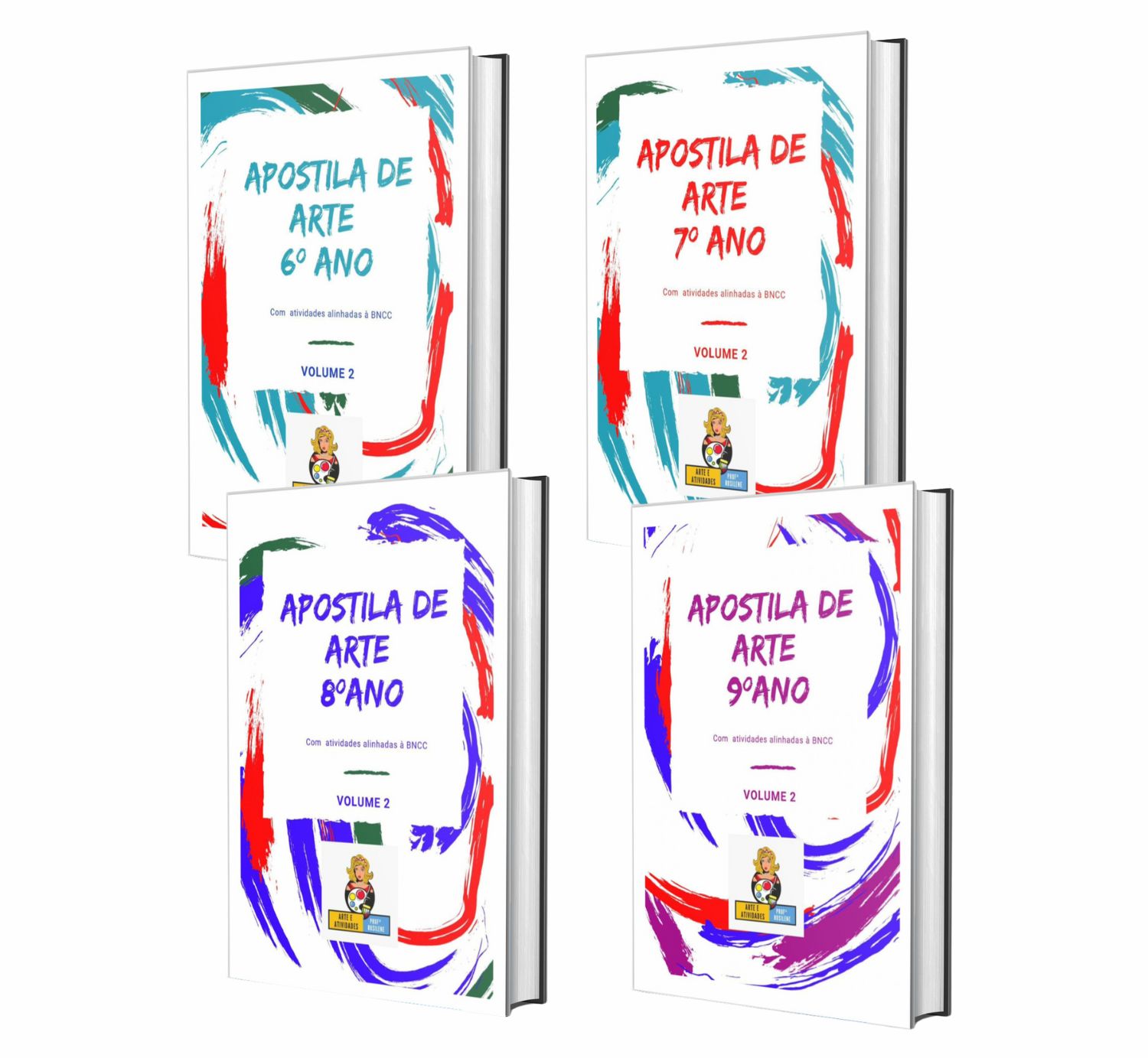 Kit com 4 Apostilas de Arte Fundamental 2 volume 2 Kit com 4 Apostilas de Arte Fundamental 2 volume 2