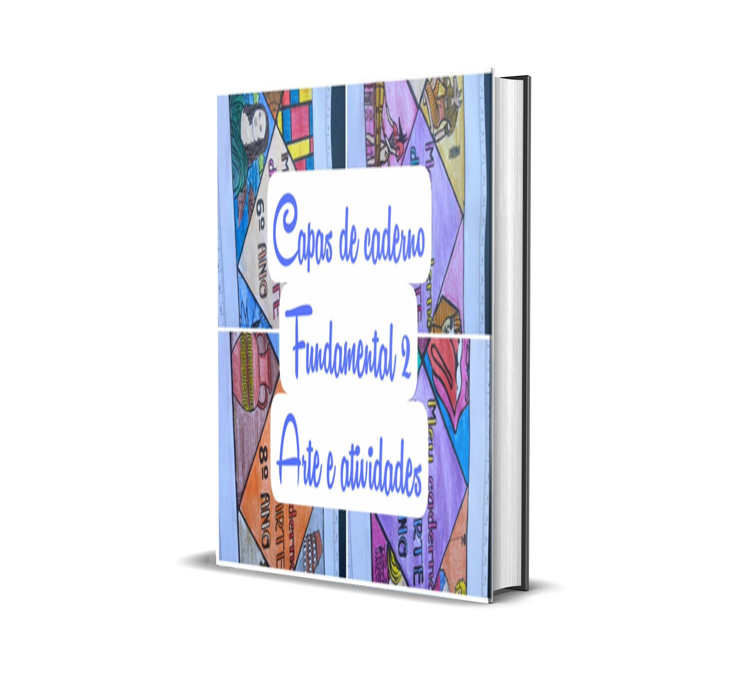Capas de caderno para colorir Fundamental 2