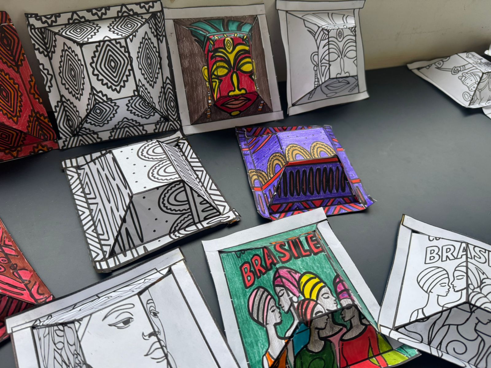 Atividade Moldes 3D Arte Africana