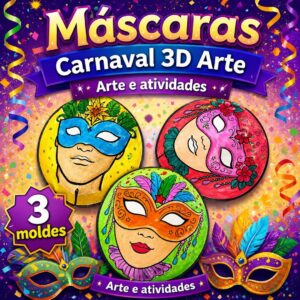 Máscaras Carnaval 3D