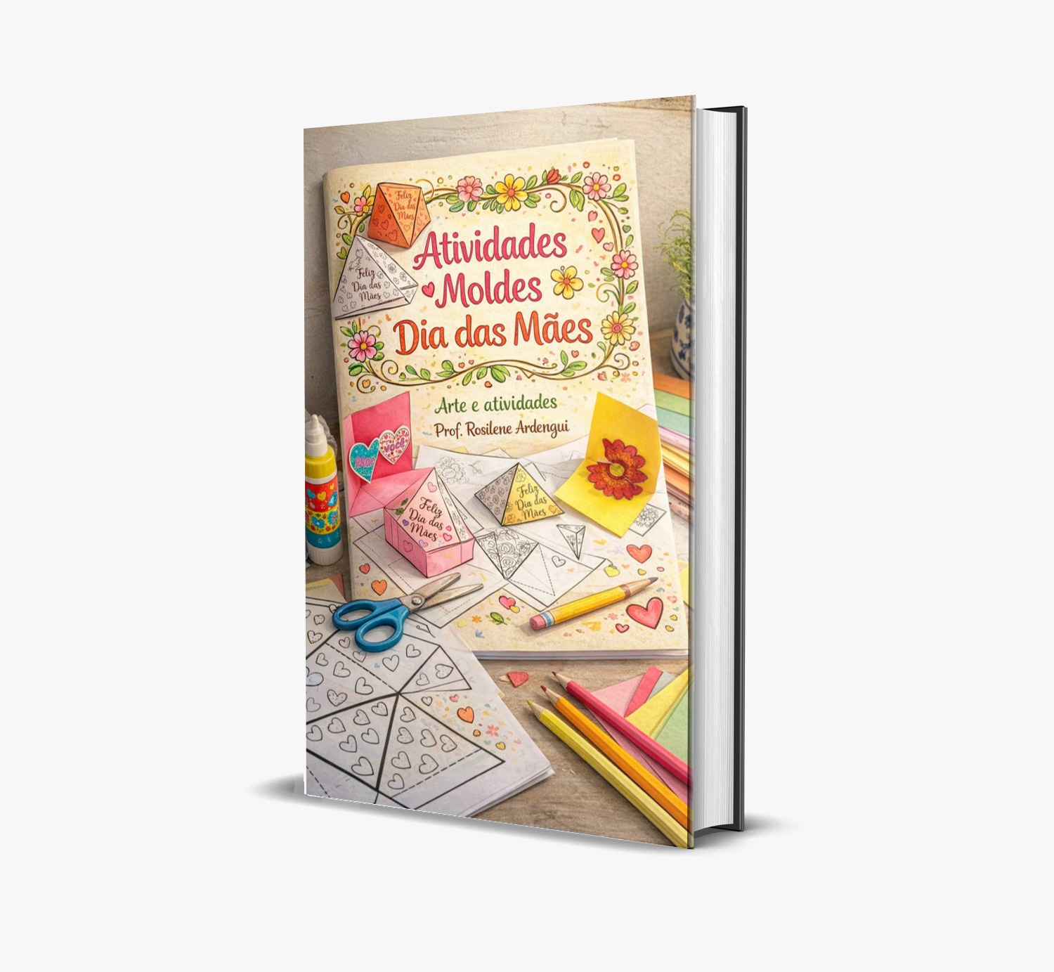 Apostila Moldes cartões Dia das mães