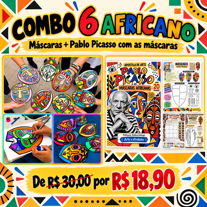 Combo 6 Arte africana