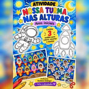 Apostila moldes foguete e astronauta