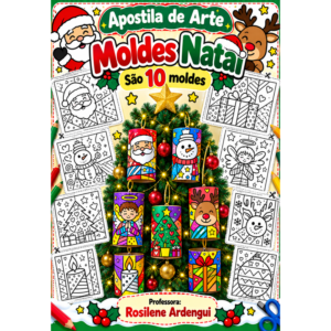 Moldes Natal rolinhos